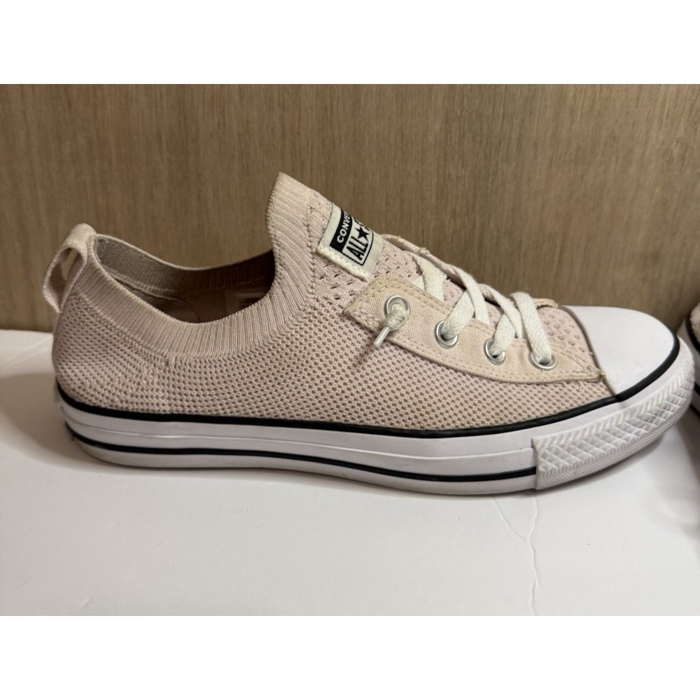 Converse Women's Pink Chuck Taylor All Star Shoreline Knit Slip On Size 8.5 - Picture 9 of 10